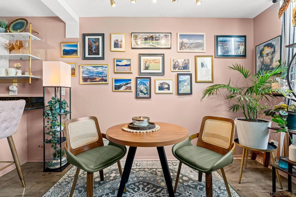 Welcome to your chic, spacious Marina District studio straight out of a magazine spread. Perfectly positioned in the highly sought-after Marina District of Downtown San Diego, this gem puts you at the center of it all. With over 500 square feet of stylish living space, this home offers everything you need to embrace vibrant city living. The thoughtfully designed kitchen boasts stainless steel appliances, including refrigerator, microwave, dishwasher, AND the ultimate urban luxury: a newer Samsung washer and dryer IN-UNIT. Also featured is a spacious custom closet, just shy of a walk-in, adding both style and functionality. This hidden gem is exactly what you’ve been looking for. You’re less than 10 blocks from the iconic Padres Stadium (Petco Park) and within walking distance to an endless array of restaurants, bars, coffee shops, fitness studios, shopping, entertainment, Seaport Village, the Convention Center, and more. The gorgeous Atria community offers a collection of beautiful and convenient amenities, including a 24-hour fitness center, on-site security, a professional conference room, and a stunning 4th-floor terrace complete with lounge seating, a BBQ area, and a cozy, atmospheric fireplace, all set against breathtaking views of the Downtown San Diego skyline. Additional features include a designated bike storage area and a secure package room for your convenience. FHA and VA approved! VA ASSUMABLE LOAN OPPORTUNITY: LOCK IN 2.875%!