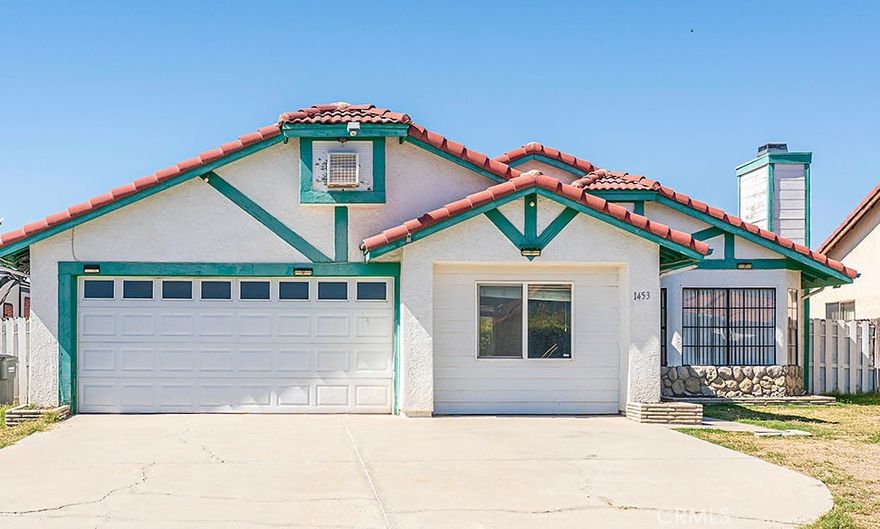 This is the home you have been looking for! Located in Hemet, this charming 1,612 square foot home has 4 bedrooms, 3 bathrooms, and a living room with a cozy fireplace. There is central air  to keep you cool in the summer and warm in the winter. 2-car garage. Situated on a 6,534 square foot lot. The backyard has a covered patio, perfect for entertaining family and friends. Close to restaurants and shopping. Walking distance to McSweeny Elementary School and to Diamond Valley Middle School. Make this sweet home yours!