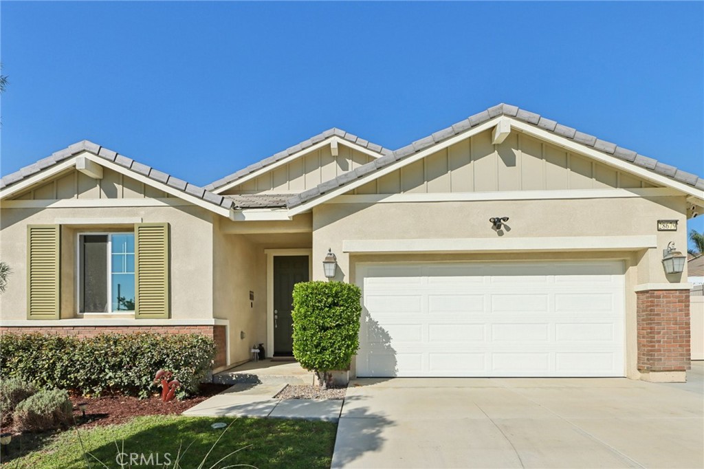 NEXT-GEN POTENTIAL! RV PARKING! NO HOA! COMPLETE PRIVACY! TURN-KEY SINGLE-STORY HOME! MORTGAGE SAVINGS MAY BE AVAILABLE FOR QUALIFIED BUYERS OF THIS LISTING!! This beautifully upgraded single-story home combines comfort, functionality, and modern design. The open layout features wide hallways and wood-look tile flooring throughout the main living areas, with plush carpet in the bedrooms for added comfort. The kitchen is a true chef’s space, complete with sleek cabinetry, granite countertops, a double oven, and new, top-of-the-line appliances. The spacious great room centers around a cozy gas fireplace, perfect for gatherings. The thoughtful floor plan includes a large laundry room with built-in storage and a flexible layout ideal for multi-generational living. Outdoors, enjoy privacy and low-maintenance design with custom concrete, a covered patio, and landscaped planters. The side yard provides full concrete access, a wide gate, ideal for RV, boat, or extra storage. With no HOA and a welcoming neighborhood, this home delivers the perfect blend of privacy, style, and community.