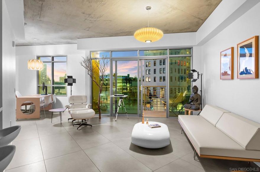 Experience balance and ease in the city. This hard to find west-facing layout 1 bed / 1.5 bath residence at Cortez Blu offers soaring ceilings, abundant natural light, and an open layout that flows effortlessly. Enjoy sunsets and bay breezes from the private balcony. The updated design strikes a perfect harmony of modern city living and everyday comfort—whether you’re entertaining or embracing a minimalist lifestyle.  Set within the quiet enclave of Cortez Hill, you’re close to everything yet removed from the noise. Stroll to Little Italy, Balboa Park, or the Gaslamp Quarter, with quick access to downtown’s restaurants and culture—without the congestion of other neighborhoods. When it’s time to get away, highway access is just a block over, and the airport is minutes from your door.  Highlights:  *Rare west-facing exposure with glowing afternoon light and colorful sunsets  *Soaring ceilings and open layout for an airy, calming atmosphere  *Furniture negotiable for a seamless, move-in experience  *Secure boutique high-rise with controlled access and a private feel  *Private balcony - unlimited beautiful sunsets   *Updated with modern design   *Effortless travel with freeway access one block away and SAN airport nearby  This is downtown living at its most serene: style, convenience, and calm all in one.