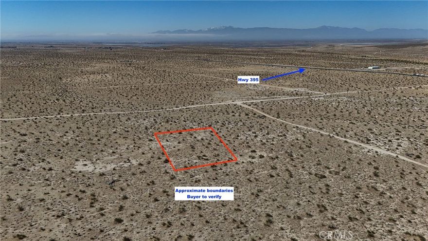 Escape the hustle and enjoy wide open space with this 2.284 acre parcel in rural Adelanto, CA. Conveniently located not far from Hwy 395, this property offers easy access while still giving you the peace and quiet of the high desert. Zoned RL-5 (Rural Living), it’s ideal for building a home, starting a small ranch, or holding as an investment in a growing area. While White Bird Rd is not currently graded through, the road easement is in place and shown on the county assessor’s map. Adelanto is known for its expansive views, affordable land, and rising development interest making this a smart buy in Southern California’s High Desert! 
This property does not have an address assigned. "745 White Bird Rd" is for listing purposes only.
APN# 0460-313-32-0000
Coordinates: 34.654393 / -117.430113