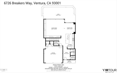 Tiny photo for 6726 Breakers Way, Ventura, CA 93001 (MLS # V1-36718)