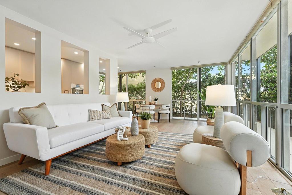Live at the heart of La Jolla, where world-class dining, coastal charm, and the beach are all just steps from your front door. This beautifully updated first-floor residence offers effortless access and an unbeatable location in the heart of the Village. Just a short stroll to La Jolla’s premier museums, restaurants, theaters, concert venues, and galleries, the home offers a unique blend of cultural energy and coastal ease, complemented by refreshing ocean breezes. Originally designed in 1965 by renowned architect Russell Forester, this mid-century modern gem blends historical significance with refined contemporary living. A recent top-to-bottom renovation features stunning new oak flooring, updated walls, trim, and doors, delivering a sleek and timeless aesthetic. The kitchen and bathrooms have been thoughtfully reimagined with high-end finishes, creating a warm, open, and sophisticated space designed for modern lifestyles. Additional conveniences include a dedicated laundry room and Mills Act designation, offering potential property tax savings while honoring the home’s architectural legacy. This is a rare opportunity to own a piece of La Jolla’s history, stylishly redefined for today.