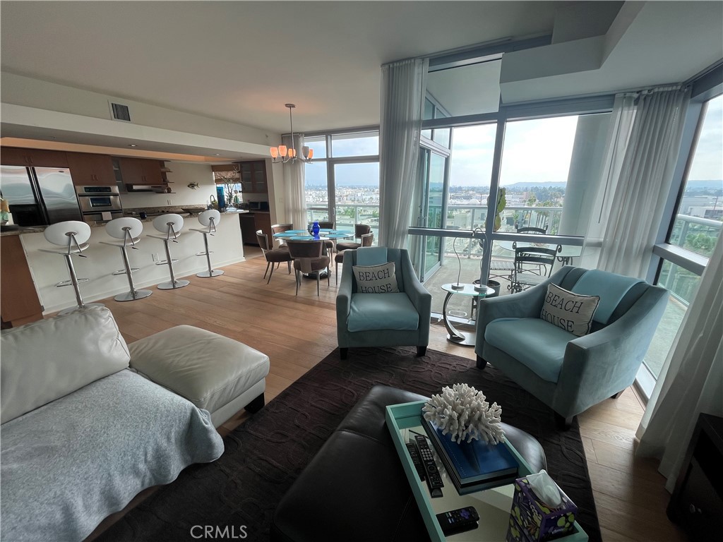 Luxury Furnished Corner Unit with Iconic Views at Azzurra
Move-in ready and fully furnished 2 bed, 2.5 bath corner unit at the exclusive Azzurra Condominiums. This 1,667 sq ft residence features a wrap-around balcony and floor-to-ceiling windows with panoramic views of the city skyline, Hollywood Sign, and Marina.
Just bring your suitcase - this turnkey unit includes high-speed internet, cable, appliances, dishware, cookware, bed linens, pillows, and more. The open layout offers high-end finishes, abundant natural light, and is ideal for both everyday living and entertaining.
Azzurra is a full-service luxury building with 24-hour concierge, valet, rooftop sky lounge, heated pool with cabanas, fitness center, screening room, and curated art collection. Pet-friendly and conveniently located near beaches, dining, shopping, and LAX.
Available May 25th – experience resort-style living by the Marina.