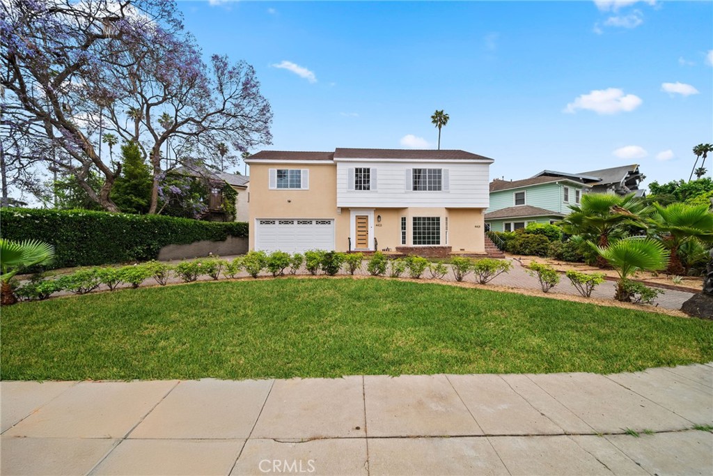 Gorgeously renovated Duplex—FULLY VACANT—in the exclusive Victoria Park neighborhood! These two units have been updated with tasteful modern finishes that include sleek plank flooring all throughout, a design-inspired paint scheme, and new light fixtures. The kitchen flaunts clean white oak cabinetry, Calacatta quartz countertops, new stainless steel appliances, and designer tile backsplash in both units. The bathrooms come equipped with new vanities, fixtures, and tile flooring! The bedrooms have all been updated following the renovation theme, with the bottom unit functioning as a two bedroom and two baths and upper unit being a three bedroom and one bath. There's a brand new 3 ton furnace. Each unit features laundry connections within its interior. A spacious two car garage. Ample space in the backyard that is perfect for family gatherings and entertaining. The exterior front of the property showcases great curb appeal upon entering, with its grand circular double driveway! There is immediate potential to convert and add a third 1bed/1bath ADU unit within the existing structure, adding more rental potential and value to the property! This duplex is conveniently and centrally located in the heart of Los Angeles, near the 10 & 110 freeways, and minutes away from the vibrant DTLA and/or Santa Monica beaches. Don't miss out, come see it today!
