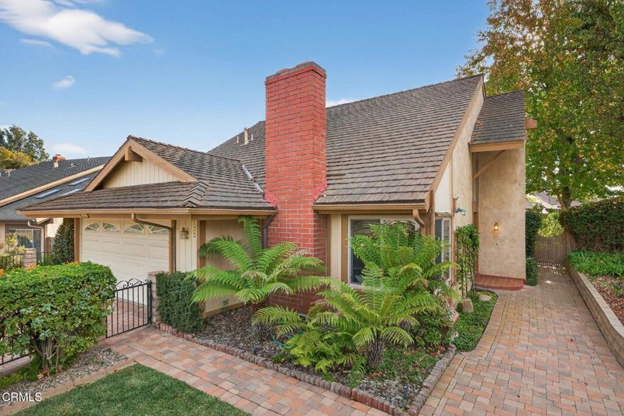 Move right in or make it your own, this spacious two-story Ventura home offers comfort, light, and a fantastic floor plan. Lovingly cared for by the same owners since the 1980s, this well-maintained 3-bedroom, 3-bath home features over 2,000 square feet of inviting living space. The formal living room welcomes you with vaulted ceilings, large picture windows, and a cozy fireplace. Step down to the open dining and family rooms, perfect for gatherings, where sliding glass doors lead to a private backyard framed by mature landscaping and fruit trees including a large avocado. The kitchen enjoys a bright garden view and connects easily to the dining and family areas, creating a natural flow for everyday living. Upstairs are three comfortable bedrooms, including a spacious primary suite with a sitting area, walk-in closet, and en suite bath with dual sinks. Additional highlights include a full bath on the main level, central heating and air, a two-car attached garage with a covered workspace, and a privately fenced front yard surrounded by mature hedges. Set on a corner lot in one of Ventura's favorite east-end neighborhoods, this home offers warmth, light, and a true sense of home with easy access to great schools, parks, and Ventura's sunny east-side climate.