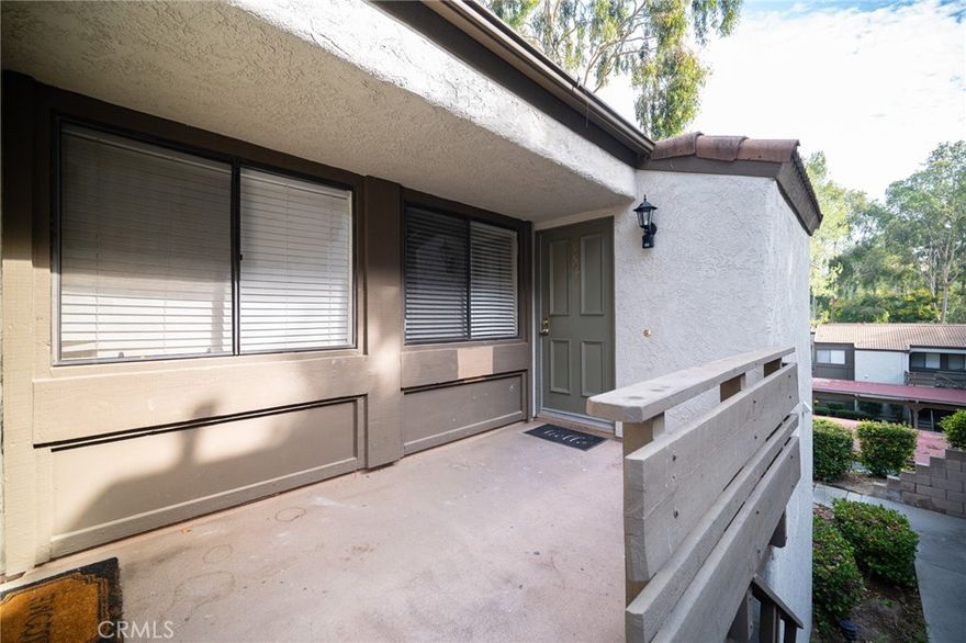 This top-level condo is located in the amenity-rich & guard-gated Diamond Bar Tennis Community.





Step inside from your front porch to find laminate floors, vaulted ceilings and lots of natural light. The kitchen is open to the dining area and includes a pantry & ample cabinet space. Just off the living room, you can enjoy a quiet cup of coffee and treetop views on your front balcony. 





Both bedrooms boast big closets and ceiling fans, while the bathroom & main hallway include bonus built-in storage. This unit also comes with two covered parking spaces just a few steps from your front door. 





The Diamond Bar Tennis Community is always meticulously landscaped and offers residents resort-style amenities like three pools & spas, tennis courts, and a spacious clubhouse with a kitchen, game room and meeting rooms. And this amazing location cannot be beat! You’ll be within walking distance of Starbucks & Target (plus numerous other shopping & dining options), Sycamore Canyon Park, hiking trails, and the Diamond Bar Golf Course. Hop on the 60 and 57 freeways in no time for an easy commute!
