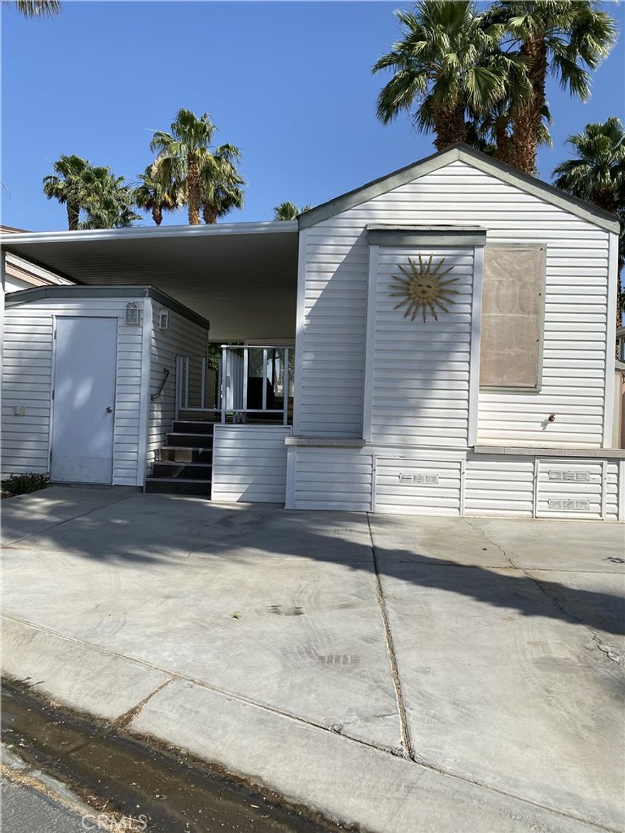 Golf Get-Away! Turnkey, Park Model/RV home located in Rancho Casa Blanca a 55+ RV/Golf Resort Community. Unit 786 has an ideal location on the 9-hole putting course, and with views of the 1st & 10th Holes. This unit has been meticulously maintained, laminate flooring, laundry, ductless air conditioning, covered deck and separate outside patio make this ideal for relaxing or entertaining.  Rancho Casa Blanca features a beautifully landscaped 80-acre property, and includes an 18-hole golf course, 6 heated pools and spas, fitness center, 8 pickleball courts, 2 tennis courts, shuffleboard courts horseshoe pitch, and mailbox facilities. HOA fees include water, sewer, garbage, Spectrum Cable and Internet. Rancho Casa Blanca has of a 270-day (not consecutive) limit per year, and one resident must be at least 55 years of age.