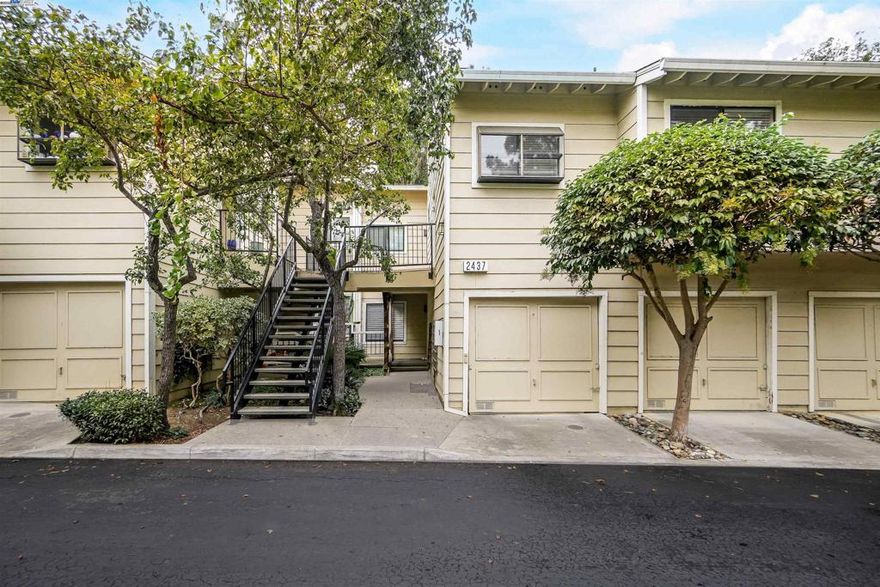 This inviting 1-bedroom, 1-bath condo offers a cozy and practical layout with plenty of natural light and peaceful nature views. The open floor plan creates a comfortable flow between the living, dining, and kitchen areas, making it easy to relax or entertain. The home features a blend of laminate and tile flooring for style and easy upkeep, along with the convenience of in-unit laundry. The bedroom includes two closets for ample storage, while a detached garage provides additional space and parking. Residents can also enjoy the community pool, perfect for warm days or unwinding after work. With its thoughtful features and tranquil setting, this condo is an ideal place to call home.