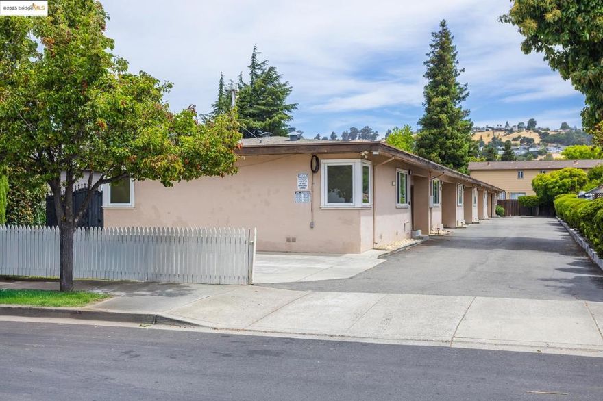 7.03% Cap Rate! 16118 Mateo Street is a 6-unit multi-family property located in the desirable city of San Leandro. This building presents a fantastic investment opportunity, offering spacious and private units, each separated by a garage—ensuring no shared walls and enhanced tenant privacy. Features include in-unit washers and dryers, individual direct-access garages, and vinyl windows.  Three units have been recently remodeled.  Tenants pay for ALL utilities, including electricity, gas, water, AND garbage, minimizing operational expenses.  This is a rare opportunity to acquire a well-located turnkey asset with excellent day-1 cash flow.  16118 Mateo Street offers easy access to I-580 and I-880, providing seamless commutes throughout the Bay Area. The property is just 0.6 miles from the Bayfair BART station, ensuring quick connections to Oakland and San Francisco.  Tenants enjoy convenient shopping and dining with Bayfair Center, San Leandro Plaza, and downtown San Leandro all nearby. This well-connected location enhances rental demand and long-term investment potential.