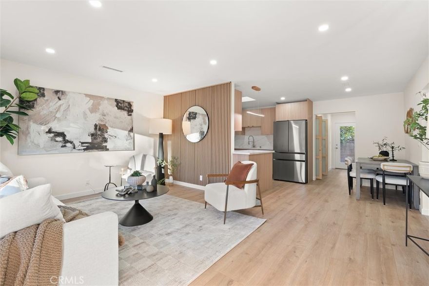 ***Your Dream Home Awaits in Library Square!***

Welcome to this stunningly remodeled gem in the heart of Sherman Oaks' coveted Library Square! This enchanting single-level residence is not just a home; it's a lifestyle upgrade waiting for you. 

Step inside to discover three spacious bedrooms, including a breathtaking newly constructed primary suite that promises a serene retreat at the end of the day. With two modern bathrooms boasting chic, contemporary finishes, you'll enjoy a fresh and inviting atmosphere that elevates everyday living. 

Every corner of this home has been masterfully transformed! Revel in the beauty of new flooring that flows seamlessly throughout, combined with a state-of-the-art HVAC system and energy-efficient windows that ensure comfort year-round. The recessed lighting adds a warm glow, creating a welcoming ambiance for family gatherings and entertaining friends.

Cook and connect in the stunning brand-new kitchen featuring sleek cabinets, top-of-the-line Samsung appliances, and ample counter space—perfect for culinary adventures or cozy family meals. This kitchen is a dream for anyone who loves to cook and entertain!

Step outside to your personal oasis, where outdoor living has been reimagined just for you! Enjoy the low-maintenance allure of new concrete and lush artificial turf, perfect for weekend barbecues or relaxing under the sun. The newly installed vinyl fence adds both privacy and style, creating a safe haven for your loved ones to enjoy.

Nestled in a friendly neighborhood, this home's perfect blend of modern amenities and prime location makes it the ideal backdrop for crafting cherished memories. 

Don't let this rare opportunity pass you by—experience the extraordinary! Schedule your visit today and start envisioning your new life in this remarkable home!