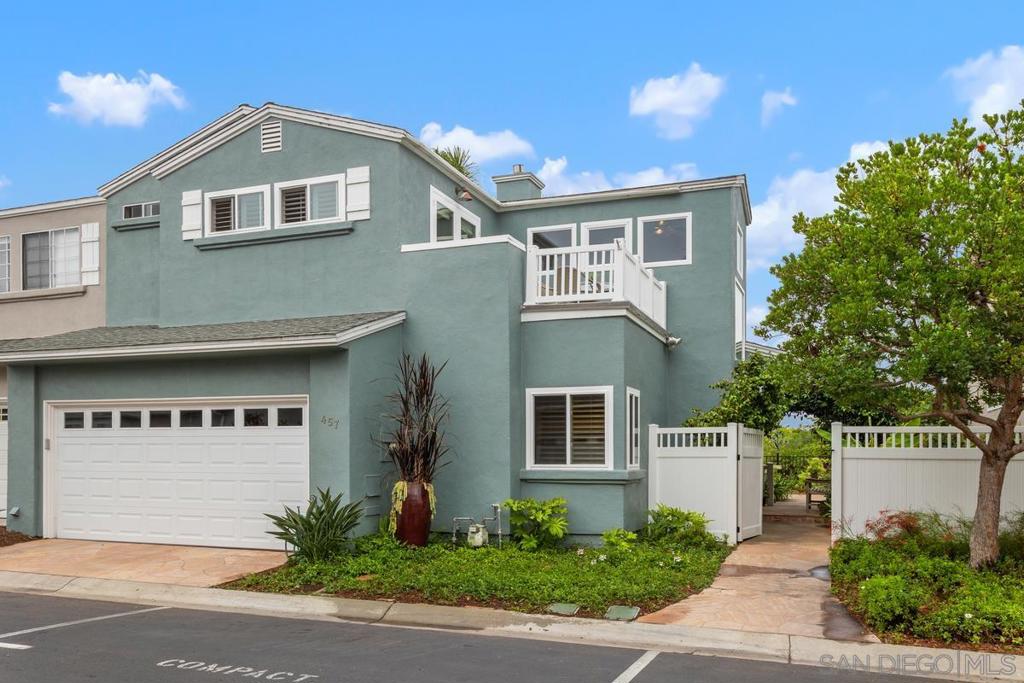 You can have it all with this meticulously maintained home just steps from Downtown Encinitas, Park, Encinitas Library and Moonlight Beach this beautiful home is located on a quiet cul-de-sac street (13 homes) and has breathtaking ocean views. The minute you walk through the gate you will feel transform to another place. The yard is so peaceful and tranquil, with a built-in BBQ and fireplace. The home has a great floor plan with bedroom/office downstairs and full bath. Plus two suites upstairs with private bathrooms each having their own decks to enjoy. The primary bedroom boasts ocean views. The home is warm and inviting with lots of custom cabinetry and woodwork. Family room opens up to backyard with custom fireplace. All this in the award winning Encinitas/San Dieguito School District.