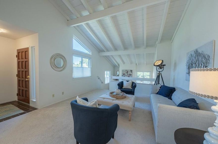 Destination location! Affectionately known as Butterfly Town, USA, this single-level condo in the heart of Pacific Grove provides desirable conveniences including a full-size in-unit laundry, ample storage space, and a roomy two-car garage. Easy parking at the front and garage entrance make 616 Sage Court's location a prime feature in the Forest Grove Community. This light-filled 2-bedroom, 2-bath home offers 1,130 sq. ft. of comfortable living in a tranquil, easy-maintenance setting.  The dining room opens to a private patio perfect for intimate gatherings, morning coffee, or dining al fresco. Inside, natural light fills the living room, where you can curl up by the fireplace with a good book or stretch out and relax in the spacious living room. The generous primary suite features a full en-suite bath, while the second bedroom offers flexibility and opens to its own private patio. All of this close to the Pebble Beach Country Club Gate entrance, Rip Van Winkle Park, Asilomar State Beach, grocery stores, coffee shops, top-rated schools, and more. Move right in and fall in love with the Pacific Grove lifestyle!