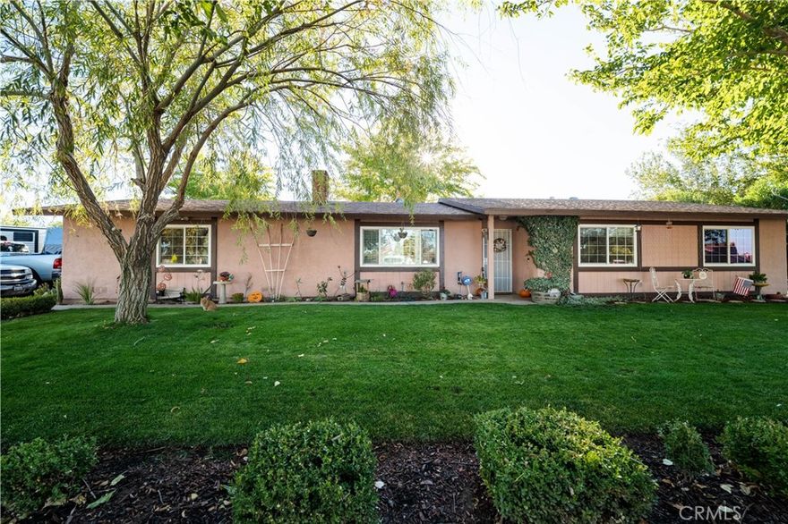 Welcome to this Beautiful Single-Story Home Located on the Mesa in Hesperia. Step inside to a Warm and Inviting Foyer that opens to a Spacious Living Area with a Cozy Fireplace and Custom Mantle. The Upgraded Kitchen offers plenty of Counter Space and Storage, perfect for Everyday Living and Entertaining. This Home features Generous-Sized Bedrooms and a Comfortable Layout that’s both Functional and Welcoming.



The Bathrooms have been Beautifully Updated with Custom Cabinetry featuring a Convenient Pull-Out Drawer, while the Primary Bathroom offers Dual Shower Heads for a Luxurious Touch. Enjoy added Comfort and Efficiency with a Circulating Pump that Provides Instant Hot Water Throughout the Home, and Peace of Mind knowing the HVAC Ducting was Replaced within the Past Year.



Outside, enjoy the Covered Patio overlooking an Above-Ground Pool & Spa, ideal for Summer Days or Evening Gatherings. The Property sits on a Spacious Corner Lot with plenty of room for Extra Parking, RV Space, or Storage, +Three Sheds for all your Extras. Located near the Hesperia Golf Course, this is the Perfect Hesperia Home offering Comfort, Convenience, and Great Curb Appeal.