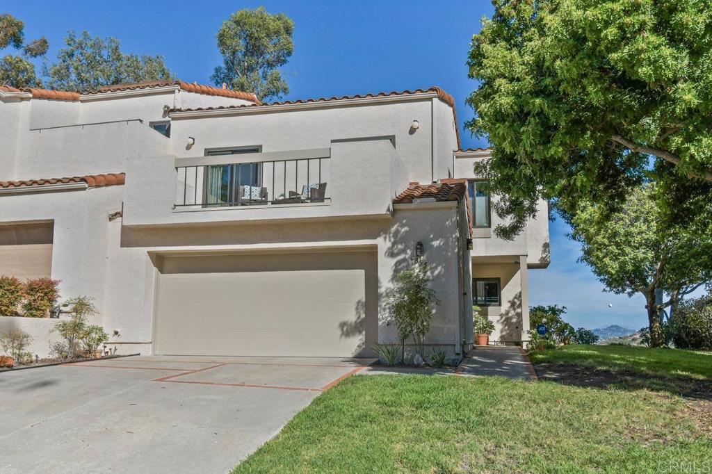 Welcome to this incredible Villa Dominique View Home. 4855 Seda Drive is an end-unit PUD nestled in the hilltop community of Tierrasanta and has been lovingly maintained by the same owners for 24 years. Featuring 3 bedrooms, 2.5 bathrooms, a bonus loft off the primary suite that can be used as an office or workout area, 2 living areas, and a large dining area. With only one shared wall, vaulted ceilings, a focal point fireplace, and an attached 2 car garage, this house has it all. The sellers have continued to add thoughtful improvements over the years including built-in closet organizers, wood floors, dual pane windows with reflective tinting, window shutters, designer security gates, granite counters in the kitchen, and an updated HVAC system. The indoor space is impressive, but the outdoor easterly views overlooking Mission Trails Regional Park are breathtaking! You can enjoy the San Diego weather and peaceful setting from any of the 3 private patios this home has! The community features lush green space, a pool, and a hot tub. Despite its serene setting, Tierrasanta connects easily to the rest of San Diego with convenient access to major freeways making it a central hub for commuters. Enjoy peaceful suburban living while maintaining urban convenience. Because it is classified as a PUD, all forms of financing are welcome including VA and FHA.