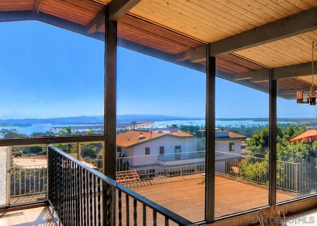 Mesmerizing water views greet you every time you walk through the front door. This Bay Park home vibes towards mid-century modern. Hickory cabinets and real wood floors add timeless warmth to the open living area with a split-level living/family room. Floor to ceiling windows & a bonus den (or bedroom) with a giant barn door closure offer flexibility to the space use. The upstairs addition was originally used as an artist studio but would also work as additional living room or play room. The spacious master suite has a sitting alcove, a large bath with shower & separate soaking tub & a giant walk-in closet. The large 9,100 s.f. lot has flat lower terraced area perfect for sport court, pool, large garden or seating area. The phenomenal views will offer daily enjoyment & nightly sunsets. This home is located on a quiet side street perched on the North side of Bay Park. You'll be minutes from the freeways and your commute will be a dream. Equipment: Range/Oven, Washer Other Fees: 0 Sewer: Sewer Connected Topography: GSL