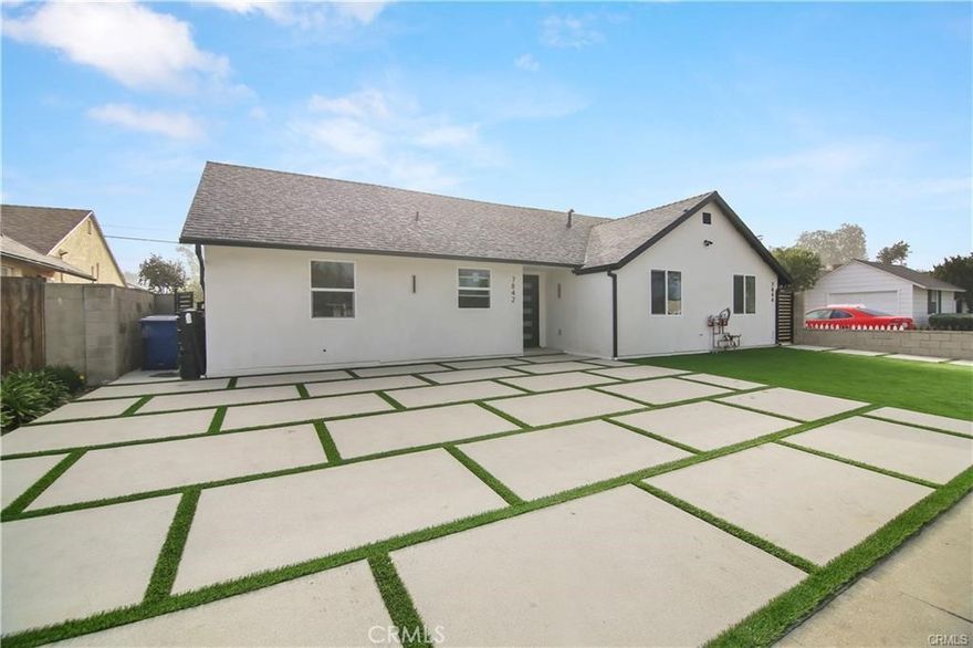 Three Houses on One Lot in Prime Northridge! 7840, 7842 & 7844 Lasaine Ave | Pride of Ownership with Endless Opportunities | $10k Rental Income Potential with This Cash Cow | Fully Remodeled in 2023 | 2692 Sqft total 7+6 | Main House: 7842 Lasaine is 1300 sqft 4+3 (2 Primaries) | Second House (ADU): 7840 Lasaine is 1000 sqft 2+1.5 | Third House (JADU): 7844 Lasaine 400 sqft 1+1 | Original House was stripped down to studs before a 1600 sqft new addition in 2023 | Completely Separate Access to Each Unit | Fully Gated with Modern Metal Gates for Maximum Privacy | Main House (7842 Lasaine) & JADU (7844 Lasaine) Each Have Separate Access on Front Yard | ADU (7840 Lasaine) Has Its Own Fully Gated Access from Back Alley | ADU (7840 Lasaine) Has Pedestrian Gate Access + Parking Gate with Fully Automatic Gate Opener | New Block Fence in the Back for the ADU (7840 Lasaine) | ADU (7840 Lasaine) Has Two Additional Parking Spots in the Back | Open Floor Plan Modern Living Rooms | State of the Art Kitchens | Modern Bathrooms Each with its Own Unique Design | 10ft High Ceilings | Tons of Natural Lighting Throughout | 2 Skylights in Main House Living Room | 3 Separate Washer/Drier Hook Ups | Each Unit Has its Own Washer & Drier Inside | New Durable Stainless Steel Appliances | New Laminated Wood Flooring | New Plumbing | New Roof | New Double Pane Windows | New Electrical | New Sewer Lines | New Doors | Recessed LED Lighting Throughout the 3 Houses | Modern Exterior & Interior Lighting | 2 New Central AC & Heat Units for Main House (7842) & ADU (7840) | Separate Two Zone AC & Heat Split Unit for JADU (7844)| 3 Separate New Fire Sprinkler Systems | 3 Separate Electrical Meters | 2 Separate Gas Meters | 2 Tankless Water Heaters | Underground Drainage System | Smooth Stucco | Modern Brand New Low Maintenance Landscaping with a Gorgeous Driveway | Truly Unique Property with Endless Possibilities | No Corners Cut | No Expense Spared | Need I Say More? | Come and See it for Yourself | This Won't Last!