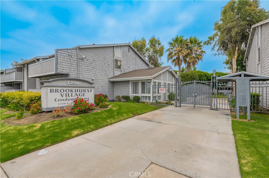 Welcome to this charming 2-bedroom, 2-bath ground-floor condo in the heart of Anaheim. Tucked in a quiet corner of the gated Brookhurst Village community, this move-in ready home features an open layout, tile and wood flooring throughout, granite countertops, and a private patio perfect for relaxing or entertaining. Enjoy amenities including pools, clubhouses, playgrounds and more—just minutes from Disneyland, shopping, dining, and major freeways.Water and gas are covered by HOA dues. Community has 2 pools, spa, 3 laundry rooms, club house and 2 play areas.