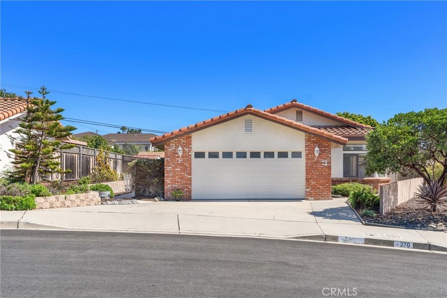 Welcome to 280 Chelsea Court, a desirable single-level home located in one of Arroyo Grande's most sought-after neighborhoods. This spacious Owner/Builder residence offers approximately 2,154 sq ft of comfortable living with 3 bedrooms and 2 baths, just minutes from Ocean View Elementary School. The updated kitchen features granite counters, stainless steel appliances, and a breakfast bar that opens to the inviting living room with a wood-burning fireplace. A separate family room provides flexible space for entertaining, a home office, or media room. The generous primary suite includes a permitted addition with a cozy gas-burning stone fireplace, creating a private retreat. Situated on an oversized 8,063 sq ft lot, the backyard offers privacy and a variety of features including a putting green, koi pond with water fountain, fruit trees, and two storage sheds. Additional highlights include indoor laundry, a 2-car attached garage, and is conveniently close to restaurants, shopping, and freeway access. This home is full of charm and potential, and is ready for your personal touch—don't miss your chance to make it yours! Information is deemed reliable but not verified or guaranteed by Broker.