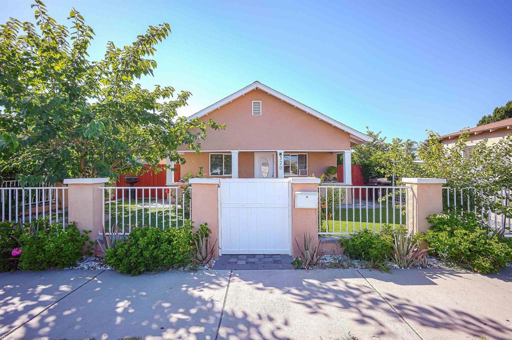 Welcome to 320 W 8th Ave—nestled in the heart of South Escondido. This 3-bedroom, 1-bathroom home offers 1,196 square feet of living space on a generous 6,864 sq ft lot, providing ample room for future expansion or additional structures. The expansive, level lot is zoned R-3: allowing for the potential addition of a second unit, accessory dwelling unit (ADU), or a detached garage/workshop/possible junior ADU. Currently used as ample RV parking. Enjoy a covered front porch and a sizable backyard, perfect for entertaining or relaxing. Has a laundry room, home security system, and updated utilities, including natural gas heating and cable availability. Situated within walking distance to shops, restaurants, grocery and cultural attractions, as well as easy access to major highways. This property presents a unique opportunity for homeowners and investors alike with the added benefit of future development potential.