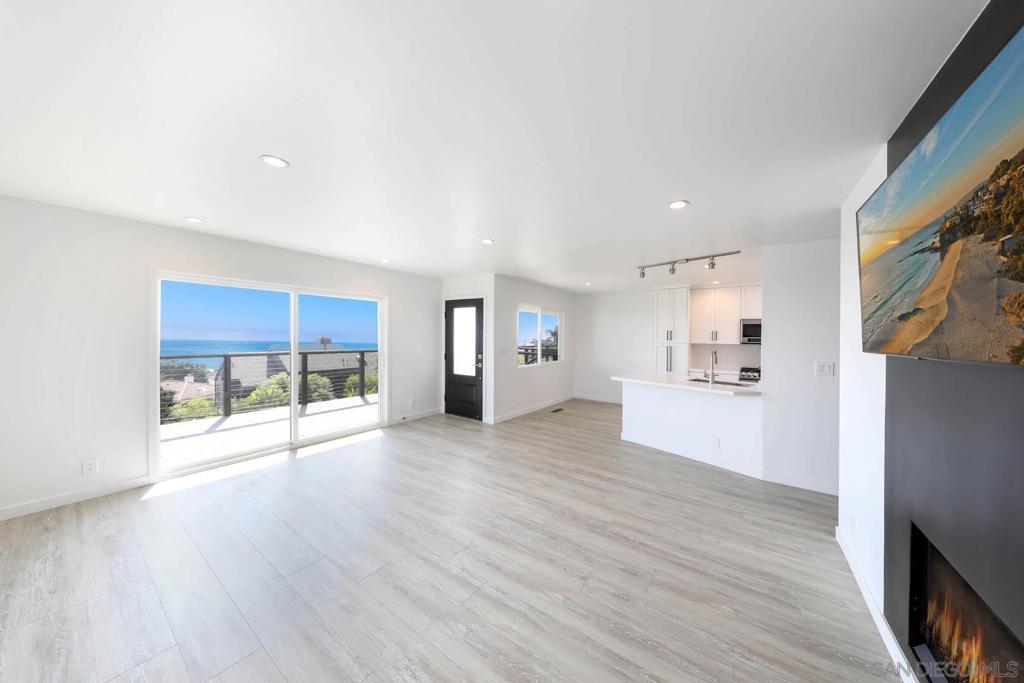 Wow! - BRAND NEW remodel in the Cardiff Composer District with spectacular, panoramic ocean views. Sleek interior features new luxury vinyl plank floors, new kitchens & bathrooms with quartz countertops, new high-end appliances, NEW EVERYTHING! Incredible, sit-down, ocean views from all main living areas & from large balcony. 2-car garage includes plug-in for electric cars. Perfect location - Walk to the beach or to Cardiff town center. Some photos may reflect identical twin unit next door at 1833 Westminster which is also for rent. View: Panoramic Ocean