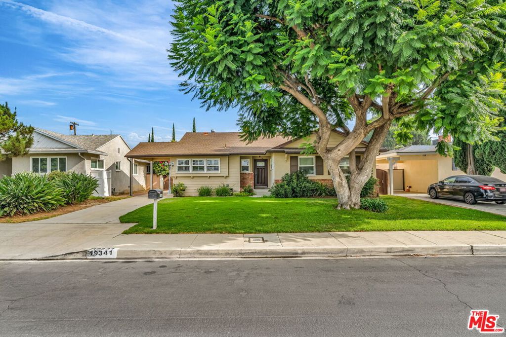 This beautifully maintained 3-bedroom, 2-bathroom home blends modern upgrades with comfort and lifestyle in a highly desirable Northridge location. Freshly painted interior spaces showcase a remodeled kitchen with updated cabinetry and finishes, modernized bathrooms, and an open, light-filled layout that flows seamlessly throughout the home. A cozy fireplace adds warmth and charm, while a built-out office/gym with its own AC system provides versatile space for work, study, or fitness. Additional features include washer/dryer hookups, surround sound speakers throughout, and security cameras for peace of mind. Enjoy the best of indoor-outdoor living with direct access to a private backyard oasis, complete with a sparkling pool, large, covered patio, and multiple lounging areas perfect for entertaining or relaxing year-round. The grassy front yard adds welcoming curb appeal, while the backyard retreat is designed for both comfort and fun. Move-in ready and thoughtfully updated, this home captures the essence of Southern California living all just minutes from Cal State Northridge, shopping, restaurants, and theaters.