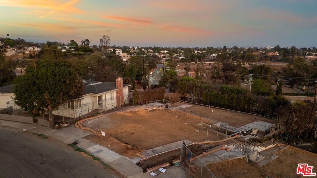 Be a part of the Palisades Rebuild on this truly remarkable 8,518 sq. ft. lot with ocean views. This 70' x 122' property is street to street above La Casas Ave. Its location provides for no future obstruction of your ocean views. A professional survey firm calculated the buildable house at 3,580 sq. ft. Add an 800 sq. ft ADU and you now have a custom 4,380 sq. ft. dream home.