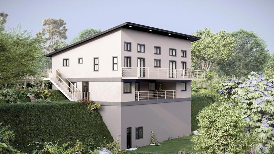 New Construction ready in January 2026.  Don’t miss out on this incredible opportunity with endless possibilities! This unique property boasts nearly 7Ksq.ft. of usable space spread across 4 levels. The top floor features the luxurious main residence, while the level just below offers a fully equipped potential ADU which is ideal for guests, rental income, or multi-generational living. In addition to the ADU, there’s an expansive 2Ksq.ft. space located directly beneath it and it doesn’t stop there, with another 700+ sq. ft. below that. This 2,700+ sq. ft. of additional space opens up endless possibilities: think home gym, studio, workshop, storage, or even future living quarters. A rare opportunity to maximize flexibility and value in one property. Experience stunning, views of the ocean and majestic mountains from two exceptional outdoor living spaces. A spacious 500-square-foot deck off the main house and a fully enclosed, nearly 700-square-foot lower-level deck off of the ADU.  Both offer breathtaking views perfect for relaxing, entertaining, or simply soaking in nature’s beauty.  Main Residence:  Step into comfort and style with this spacious 3-bedroom, 2.5-bath home. Thoughtfully designed for both everyday living and entertaining, it features an open floor plan, ample natural light, and modern finishes throughout. Attached ADU Perfect for guests, extended family, or rental income, the ADU boasts 2 generously sized bedrooms, 2 full bathrooms,  laundry area, and a large great room ideal for relaxing or entertaining. This versatile property offers the ideal blend of function, flexibility, and opportunity — all in one incredible package!  30 panel solar system and ready for battery b/u.  Located in the prestigious Hidden Meadows community! Enjoy extremely low HOA fees that grant you exclusive access to fantastic amenities, including an Olympic-size saltwater swimming pool, tennis courts, and more. Secure an unbeatable price of just $279 per square foot when you purchase before completion, plus, enjoy the rare chance to customize your finishes. Act now, as prices will increase once construction is complete!