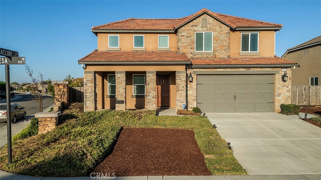 Spacious 4-Bedroom Home on a Corner Lot with Room to Grow!
Welcome to this impeccably maintained home on a large lot in a prime location. Next door to the community park and Stone Creek Elementary and steps from the Riverstone lodge allowing for easy gym and pool access. Restaurants, coffee shop and market are only a few minutes drive.
All bedrooms have walk in closets including a spacious owner's suite with mountain views, a luxurious soaking tub, dual sinks with space for a vanity with direct access to the upstairs laundry room.
This home features two spacious main living areas, an open-concept kitchen with sleek European-style cabinets, soft-close drawers, an upgraded sink, and a dining room that opens to a private patio perfect for BBQs and entertaining. Enjoy the expansive backyard with mature fruit trees, including persimmon, guava, fig, pomegranate, and almonds. The pool-sized, fully landscaped lot also includes a covered patio and a spacious side yard ideal for expansion or a home garden. There's even potential to add a loft, office, or 5th bedroom upstairs! Additional features include two owner-owned Tesla Powerwall batteries which keep the utility bill ultra-low and a 3 car tandem garage.
Don't miss this rare opportunity to own a home that offers space, comfort, sustainability, and endless potential all in a sought-after neighborhood!