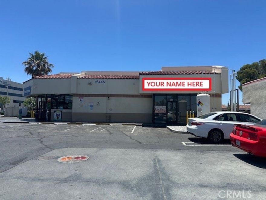 End cap suite B (1,000 sf) available for lease. Adjacent to ARCO C-Store. Has one restroom. Open floor plan. Great location. Close to Freeway access. High traffic count. Ideal for retail. Rent $2,150/month includes NNN + electricity. Landlord pays water, gas, trash, and gardening.