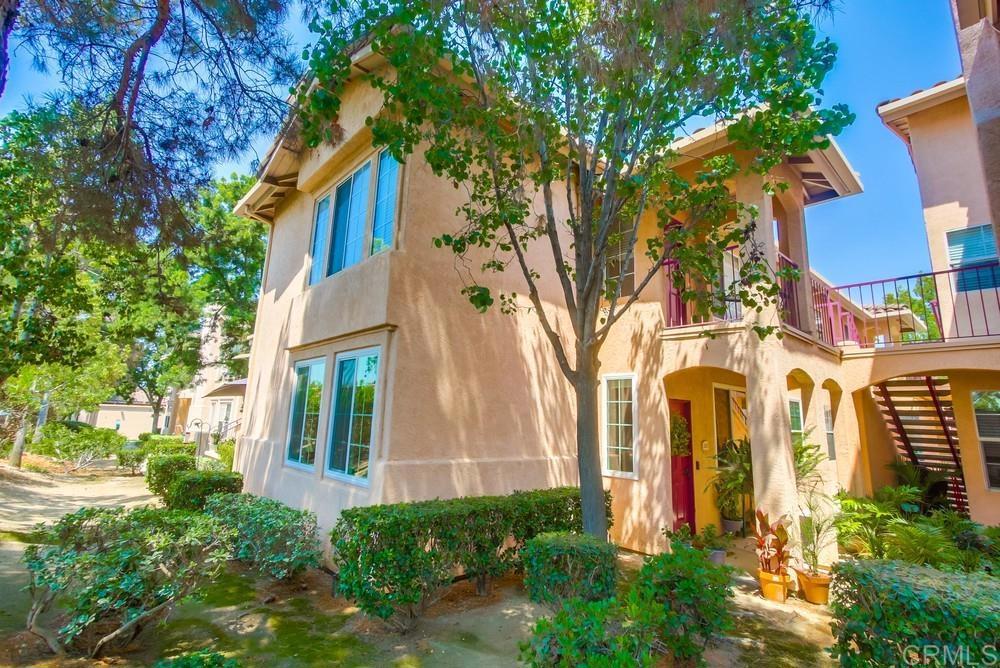 Enjoy resort style living with all the amenities in this beautifully updated, private end unit ground floor condo tucked in a park like setting. Located in the coveted gated community of Morada in Bernardo Vista Del Lago. Rarely available single story floorplan with generously sized dual master suites and open concept living area. Fresh interior paint and brand new windows throughout offer plentiful natural light and great insulation. Large living room with gorgeous travertine floors and lovely fireplace. Updated kitchen with granite countertops and custom backsplash with stainless appliances. In unit laundry. Lovely patio with storage area off of living room is perfect for BBQing, container gardening, and relaxing. Residents can enjoy multiple pools and spas, community clubhouse with billiards, exercise room, tennis and pickleball courts, a basketball court, dog park, playground area, and a large garden area complete with pond and fountain. Community also features EV charging stations. There is a 24-hour guarded entrance for an added layer of security. Located in the award-winning Poway Unified School District and just minutes from Lake Hodges, hiking trails, golf courses, wineries, and top-rated schools, this property offers the best of Rancho Bernardo. Just two minutes from Interstate 15, this community is ideally situated for an easy commute. HOA includes water, sewer, trash, and amenities. Community is VA and Fannie Mae approved. Definitely a must see!