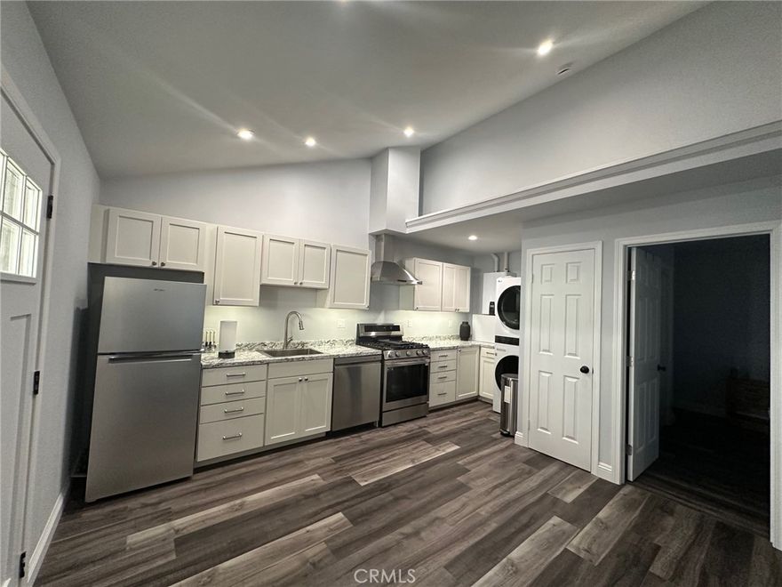Stunning 1+1 ADU in Agoura Hills- Newly constructed with separate entrance and comes partially furnished if needed. Open floor plan with all appliances included (Refrigerator, washer & dryer, dishwasher, and tankless water heater). All utilities are also included and a community pool is available - hurry on this one as it won't last long.