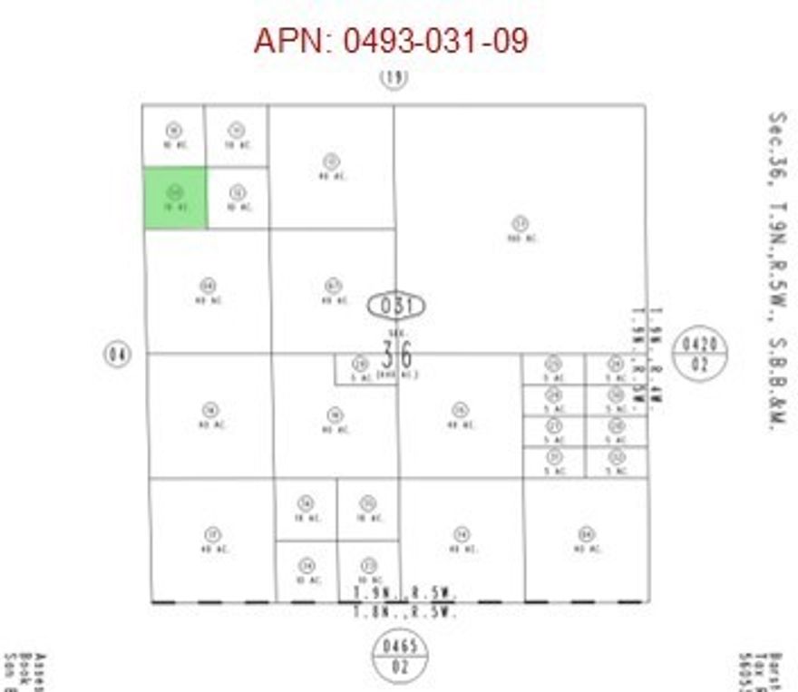 10 Acres (APN: 0493-031-09) GPS: 34.83338, -117.36406 This 10 acre property is located in Helendale, CA. Helendale is located in San Bernardino County between Victorville and Barstow. This property lies within the unincorporated area of the San Bernardino County within the 'Resource Conservation (RC)' zoning. According to the County this land use designation zoning district provides for open space and recreational activities and single family homes. Power is approx 2.6 miles SE.  This property does not yet have an address, the address listed is for marketing purposes only. While the boundary lines on the map offer a glimpse, they are only approximate. A Buyer should verify boundaries, zoning and utilities, ensuring every aspect aligns with their vision for the property.