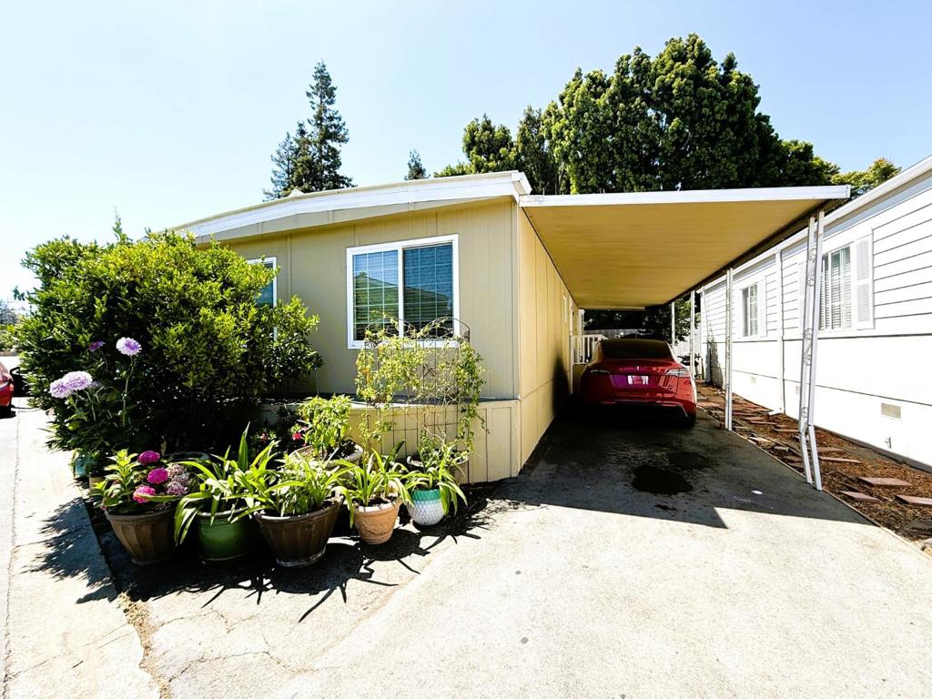 Discover this charming 1968 home in the Community of Sahara Village. This lovely residence offers approximately 1,000 square feet of living space, featuring 2 bedrooms and 2 bathrooms. The living room is adorned with wood flooring and a ceiling light, while the family room also has a ceiling light. The dining area combines wood flooring with ceiling lights for a warm ambiance. The kitchen is well-equipped with granite countertops, a stainless steel refrigerator, a dishwasher, stove, oven-gas and a garbage disposal. Both bedrooms offer wood flooring and ceiling lights. The bathrooms come with showers, fans, sliding glass doors, tile backsplashes, and tile flooring. Outside, the backyard includes a shed, and the utility room features wood flooring along with a washer and dryer. Additional amenities include a wall-unit AC and heating, double-pane windows, and a skylight in the hallway. The home is conveniently located near freeways 85 and 237, as well as shopping centers. Stop by today to see it for yourself!
