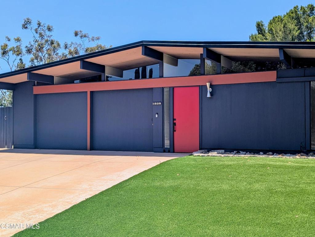 Welcome to a landmark home in the Eichler tract--where mid-century modern design meets cherished legacy. This iconic residence, envisioned by renowned architect Claude Oakland and built by Joseph Eichler, sits proudly at the tract's entrance, marked by the original Eichler Homes sign that transfers with the property. Lovingly maintained by one family since its initial sale (original purchase papers included!), this home exudes authenticity and pride of ownership.Step through the light-filled atrium and experience signature Eichler openness: dramatic post-and-beam construction, stunning cedar ceilings with the original stain, and walls of glass that invite the outdoors in. The updated kitchen is a gourmet chef's delight featuring thoughtful enhancements such as a built-in refrigerator, a stainless-steel 6-burner Thor range, high-end water filter, granite counters, and more. Extra space was added with a reimagined entry from the garage to the atrium instead of into the kitchen. Remodeled bathrooms and custom built-ins throughout provide comfort and storage with style. Great view of Tarantula Hill!This is more than a home--it's a piece of architectural history, waiting for its next steward.