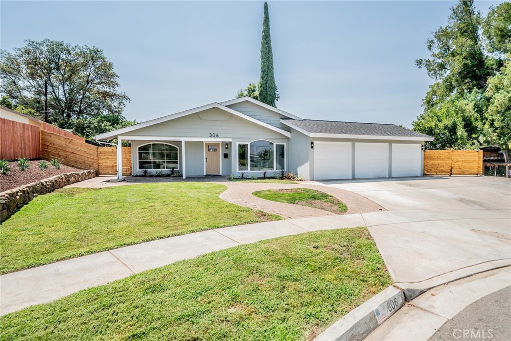 Welcome to this stunning and beautifully updated single-story CUL-DE-SAC POOL home, situated in a highly desirable Redlands neighborhood. This inviting property boasts 4 bedrooms, 2 bathrooms, and stylish upgrades, offering comfort and modern living. The home has attractive curb appeal and a meticulously maintained front yard. The long concrete driveway leads to a 3-car garage, RV parking, offering plenty of parking and Workshop space. Step inside to a bright, open floor plan with tasteful upgrades throughout. The inviting family room features a cozy fireplace with a brand-new tile surround, creating a warm and welcoming atmosphere.Some of the upgrades include NEW laminate wood flooring for a sleek modern look and new carpet in the bedrooms. New ceiling fans, and recessed lighting Bathrooms updated with new vanities counter and modern shower for a contemporary touch. Freshly painted interior and exterior. Kitchen is beautifully remodeled with brand-new cabinets, quartz countertops, a stylish tile backsplash, a new sink and all-new stainless-steel appliances- perfect for both cooking and entertaining. New windows (partial) and a new wood side gate for added charm and privacy, ... Your backyard is a private retreat, complete with a sparkling pool and a built-in BBQ area, ideal for hosting family gatherings and summer parties. That's not all, this home Conveniently located near schools, parks, shopping centers, and major freeways, this home offers easy access to all that Redlands has to offer. Don’t miss your chance to own this beautiful Redlands gem—schedule your private showing today!!
