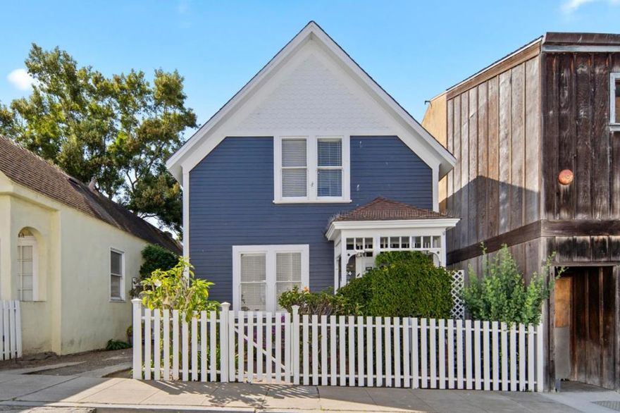 Charming Victorian Home with Commercial Flexibility in Downtown Pacific Grove. Step into timeless charm with this beautiful Victorian home, perfectly situated in the heart of downtown Pacific Grove. This delightful 2-bedroom, 1+bathroom residence blends historic charm with modern potential, offering an incredible opportunity for both residential and commercial use. Zoned Downtown Commercial, this property provides endless possibilities. With the appropriate permits, explore options such as a bed and breakfast, boutique retail shop, wine tasting, professional offices, or other business venturesall while enjoying the character and warmth of a classic Victorian. Inside, you'll find high ceilings, abundant natural light, and charming period details. The spacious, fenced backyard serves as a private retreat, perfect for entertaining, relaxing, or even expanding your business vision. A large storage shed offers ample space for inventory, equipment, or personal use. Enjoy the convenience.