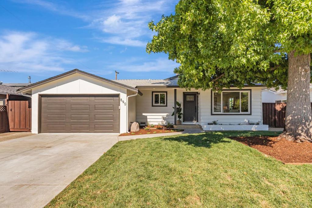 Nestled in the desirable Forest Hill/Westmont neighborhood of Campbell, bordering Saratoga, this beautifully fully renovated 3-bedroom, 2-bath turn-key single-family home on a spacious 6,000 sq. ft. lot and a quiet street is ready for your enjoyment. Features include new interior & exterior paint, new kitchen, two updated bathrooms with double sinks, new laminate flooring, baseboards, and recessed lights throughout, new modern fireplace, new interior doors & hardware, new water heater, new epoxy flooring and finished walls in the 2-car attached garage, new front & backyard landscaping, and more. The kitchen boasts shaker style cabinets, stainless steel appliances, including a gas range, under cabinet & floor lighting, and new quartzite countertops & backsplash, making it ideal for culinary enthusiasts. The dining area includes a breakfast bar for casual meals. Enjoy the warmth of the new electric fireplace insert during cooler evenings. The freshly landscaped backyard and its freshly stained fences and pergola, make for great outdoor dining and entertaining, a perfect extension of the indoors. Central AC & heating ensure year-round comfort. Located near parks, shopping, dining, major freeways, top-rated schools, and high tech giants, including a short 2.2-mile drive to Netflix!