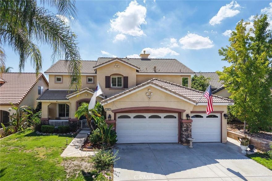 This beautiful 4-bedroom, 3-bathroom home with 3,581 sq ft is designed for both everyday comfort and special moments. Downstairs you’ll find a bedroom and full bathroom with direct side-yard access, making it perfect for guests or anyone enjoying the pool. The spacious kitchen with its large island is the heart of the home—ideal for cooking, gathering, and creating memories. Step outside and enjoy your own backyard oasis with a sparkling pool and spa, a covered patio for summer barbecues, built in barbeque area and gorgeous views you’ll never tire of.

Upstairs, a large loft offers extra space for movie nights, playtime, or a home office. The primary suite is a true retreat, featuring a cozy bonus area that’s perfect for reading, exercising, or setting up a quiet workspace. Another bonus is the duel walk in closets that provide ample space and storage.  From the private deck, you’ll love starting your day with sunrise coffee or winding down with stunning sunsets. A few added benefits are that the home has solar providing savings for warm summer months, located on a quiet cul-de-sac and a three car garage. This home is full of warmth, space, and charm—ready for you to make it your own!