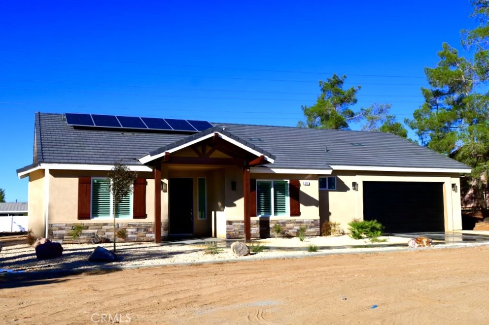 WELCOME TO 12763 CYPRESS AVE VICTORVILLE CA 92395,
 Where comfort, style and sustainability come together! This Brand New All Electric Home Boast 4-Bedroom 3-Bathroom (Double Master Suite) offers 1705 square feet of thoughtfully designed living space by an award-winning builder in the high Desert of 45 years. perfect for families looking for a modern, energy efficient home perfectly crafted for your new home needs in the Heart of Victorville. 
HOME HIGHLIGHTS: 4-Bedrooms / 3 Bathroom / 1,705 Sq. Ft. ALL ELECTRIC Home , Low Maintenance, / Eco-Friendly living / Paid Solar Panels included in the price for lower monthly Energy Bills and long-term savings.  Bright, open-concept floor plan ideal for family living and Entertaining.  Modern kitchen with quartz countertops, stainless steel appliances. / True real wood custom cabinets, All interior windows with custom Shutters, Fire Sprinkler Systems Throughout House Primary Suite with walk in closets and private shower with double vanity. 
Energy-efficient windows with, installation, HVAC system. / 2 Car attached garage with automatic garage door opener and direct home access. / Spacious backyard boasting 23,500 +/- sq. ft. lot - Full covered patio, great for outdoor play, gatherings, and relaxation.  
FAMILY-FRIENDLY LIVING: Nestled in a quiet, desirable neighborhood of Victorville, this home is close to parks, schools, shopping centers, and restaurants. Easy access to the I-15 makes commuting simple while nearby outdoor spaces offer room to explore and enjoy the High Desert Lifestyle. Enjoy Peace of Mind and long-term value with brand new Construction.