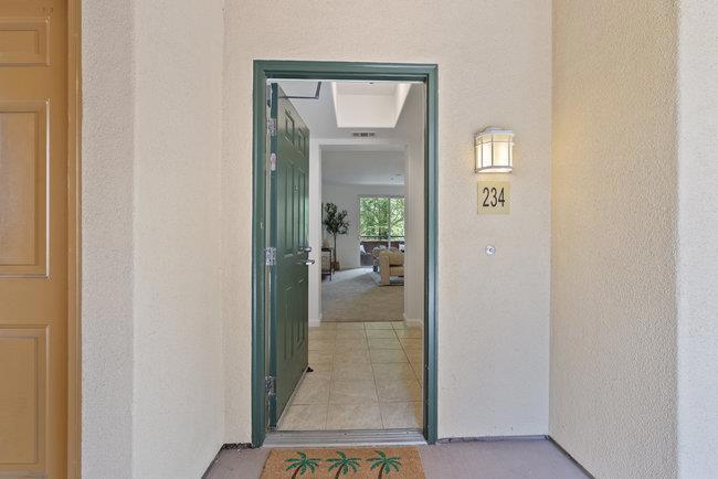 Welcome Home to your well-appointed 917SF 1 bedroom 1 bath on the 2nd level within Midtown Plaza. This Gated Community is the Heart of San Jose with convenience to Nightlife and the Major Roads for an easy commute. Enjoy the Cozy Courtyard out your Front door! A Prime location within for easy access to the Pool-Spa Tub, Gym and Clubhouse with Full Kitchen-available for your Family events. The Gated and Secure Underground parking Garage makes it convenient to access the elevator or stairs to make your way home. Now let's go inside...Freshly Painted and State of the Art Carpeting throughout! The Kitchen has been refreshed with new flooring, sink, maple cabinets and quartz countertops with a window view into the courtyard garden. Stainless Steel Refrigerator is included! The Family Room is open and spacious with a large glass Slider to the Balcony. Plenty of Space to Dine as well. The Balcony over-looks the Park with lots of open space and beautiful shade trees for much privacy. The Bathroom has been updated with new lighting, Commode, Sink Fixture and Sliding Glass Shower Door. The Bedroom has a lot of natural light coming thru w/ views and privacy. The Walk-in closet makes it convenient to be organized with your clothing and storage with plenty of built in shelves. Move-in Ready!
