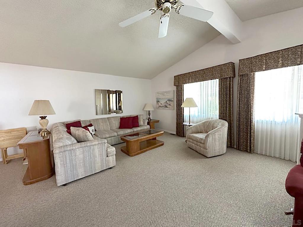 Great location close to the Clubhouse. Large living room and dining area. Kitchen has a breakfast bar for casual dining. Stone countertops throughout. Primary bedroom has walk-in closet. Primary bathroom has a jacuzzi tub/shower combination. Large covered deck for relaxing and entertaining family and friends. You own the Land - no space rent. Located in Rancho Carlsbad, a 55+ active adult community. Just minutes from world class beaches, Carlsbad Village, fine dining, shopping, and many golf courses. Easy to show - on lock Sentri lock box Great location close to the Clubhouse. Large living room and dining area. Kitchen has a breakfast bar for casual dining. Stone countertops throughout. Primary bedroom has walk-in closet. Primary bathroom has a jacuzzi tub/shower combination. Large covered deck for relaxing and entertaining family and friends. Located in Rancho Carlsbad, a 55+ active adult community. Just minutes from world class