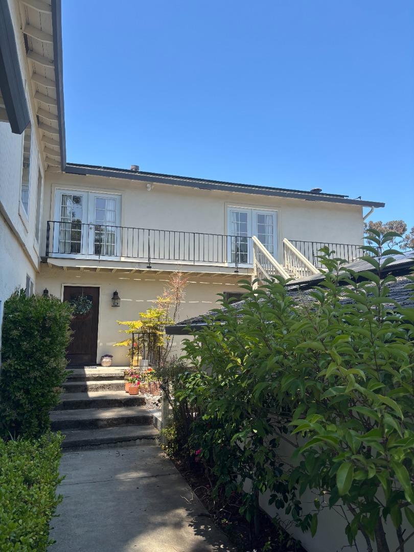 Charming 1 Bedroom Apartment Attached to Home in Sought-After, Serene San Carlos Neighborhood - $2,650 per month (includes utilities). Perfect for single person. Apartment located in the beautiful, quiet Devonshire/Beverly Terrace neighborhood in San Carlos. Close to all the San Carlos and Belmont schools, parks, restaurants, hiking trails and grocery stores. Beautiful, safe walking neighborhood. Private entrance to private apartment on the 2nd floor of a large residential single-family home. Wonderful views of mature trees and distant landscape. Apartment is approximately 500 sq ft and features French door access with great light and views, private entrance and balcony, large bedroom and large family/living room with ceiling fans, kitchen, modern bathroom, air conditioning and optional (free) new queen size mattress and bed. 1 year lease. Utilities (water, sewer, garbage, gas, electricity) included in rent of $2,650. Owner pays for all utilities (electricity, gas, water, garbage, sewer). 1 year lease. Security deposit equal to one month's rent required at same time as first month's rent.