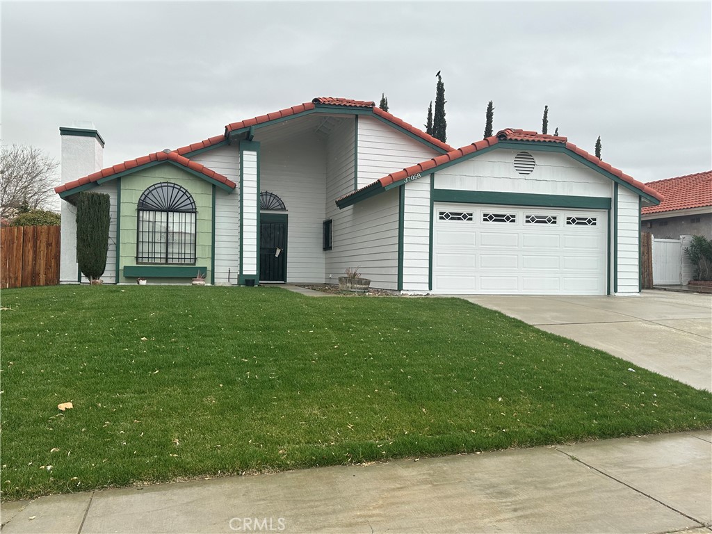 Great one story, in a very desirable area, quick and easy to freeway access shopping (all main large stores), also drug & grocery, everything close. Comfortable one story with living room and dining room adjacent to kitchen. Plus private main suite, and mother-in-law suite, with additional bedroom, and two full bathrooms (main bathroom & Main Suite) have doors to backyard. Indoor laundry room with additional storage and window, which has door to garage. This is a 1987 "Harris built home", with a good solid reputation. French doors leading to one of the secondary bedrooms, which has an additional room attached - this extends into part of the garage. This was used as a mother-in-law suite, but has many possibilities, extra entertainment or game area, sewing room, painting or hobbies, lots of possibilities. The garage is limited to one car.