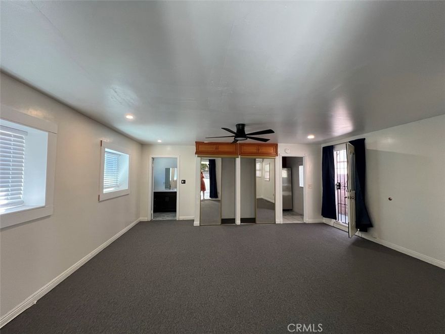 Great Location, Alhambra Offers this Studio Towards the Back - 1 bath, Recessed Lights, New Windows and Blinds,  Mini Split and Small Kitchen with plenty of Cabinets, Granite Countertops, Stove and Refrigerator. Ceiling Fan, New Carpet, New Toilet,Very Cozy and Comfortable Space, Private Patio with 1 Open Parking Space Inside the Property. Tenant pays $175.00 month for utilities. Close to the 110, 210 and 710 Freeways, Shopping Stores off Mission and LA County Public Works.  Make this a Must See, Move in Ready. Thank you.