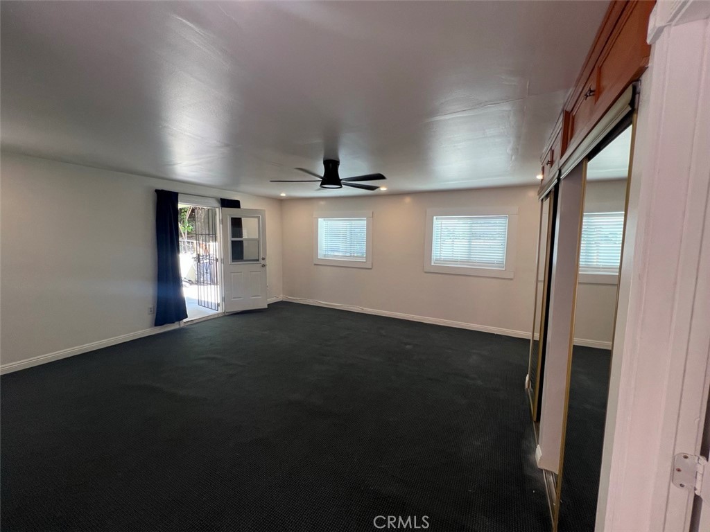 Alhambra offers this Back Studio with 1 bath, Recessed Lights, New Windows and Blinds, Mini Split and a small Kitchen with plenty of Cabinets, Granite Countertops, Stove and Refrigerator. Ceiling Fan, Very Cozy and Comfortable Space, Private Patio with 1 parking space. Electricity and Gas are paid 50/50 with the Front unit. Make this a Must See. Move in Ready. Thank you.