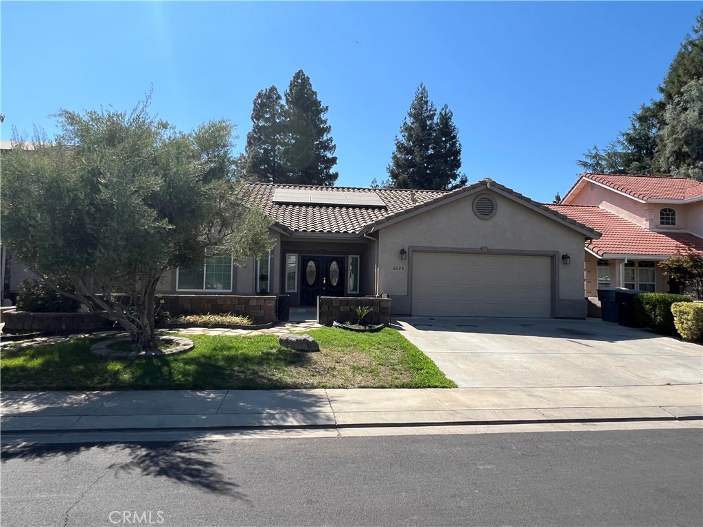 Welcome to 6625 River Mesa Dr. This is a 3 bedroom and 2 bathroom home with an open concept kitchen into living room and family room with a firplace. Formal dinning room for entertaining. 2 covered patios with access from dinning room, family room, and primary bedroom. Friut trees in the backyard (Cherry, Lemom, and Orange). Laundry room inside attached to a 2 car garage.