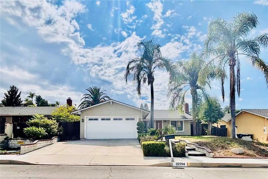 This stunning single-story home is nestled in one of the area’s most desirable neighborhoods—perfect for those seeking easy, stair-free living or looking to downsize. Featuring three spacious bedrooms and two bathrooms across approximately 1,260 sq. ft. of thoughtfully designed space, this inviting residence offers comfort and charm at every turn.



The bright, open floor plan is perfect for both everyday living and entertaining. Enjoy a cozy fireplace in the living room, large windows that fill the home with natural light, and ceiling fans throughout for added comfort. The living areas and bedrooms feature durable laminate wood flooring, while the kitchen and bathrooms showcase stylish tile finishes—combining elegance with easy maintenance.



The kitchen offers plenty of cabinetry and counter space, along with a cozy breakfast bar design that’s perfect for casual dining, morning coffee, or family conversations. Both the kitchen and the master bedroom feature sliding doors with direct access to the backyard, creating a seamless indoor-outdoor flow.



Step outside to your private backyard retreat, complete with a sparkling swimming pool—perfect for relaxing, entertaining friends, or enjoying sunny California afternoons. A convenient storage room is also located in the side yard, providing extra space for tools or seasonal items.



Located in a quiet yet convenient part of Diamond Bar, this home is close to schools, parks, shopping, and dining, with easy access to the 60 and 57 freeways for effortless commuting.



Combining comfort, style, and an unbeatable location, this home offers the perfect opportunity to embrace the best of Diamond Bar living while enjoying a lifestyle of relaxation, entertainment, and convenience.