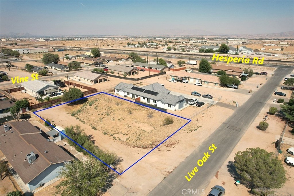 Prime Residential Lot Opportunity! 15,000sf flat property, zoned MDR - (Medium Density Residential) per owner, you can be approved to build up to 4 units in this lot, opportunity awaits. Amenities: public Access paved road, Ideally located near the 15 Freeway and surrounded by highly-rated schools, popular restaurants, shopping, and community amenities surrounded by other homes, utilities adjacent to site, (electricity, gas sewer & water), Lines demarcating boundaries are approximate, not surveyed, buyer and buyer’s agent are highly recommended to verify exact boundary lines and all aspects of the property: buildability, local utility companies, zoning and land usage with the city of Hesperia, Planning and Building Department.