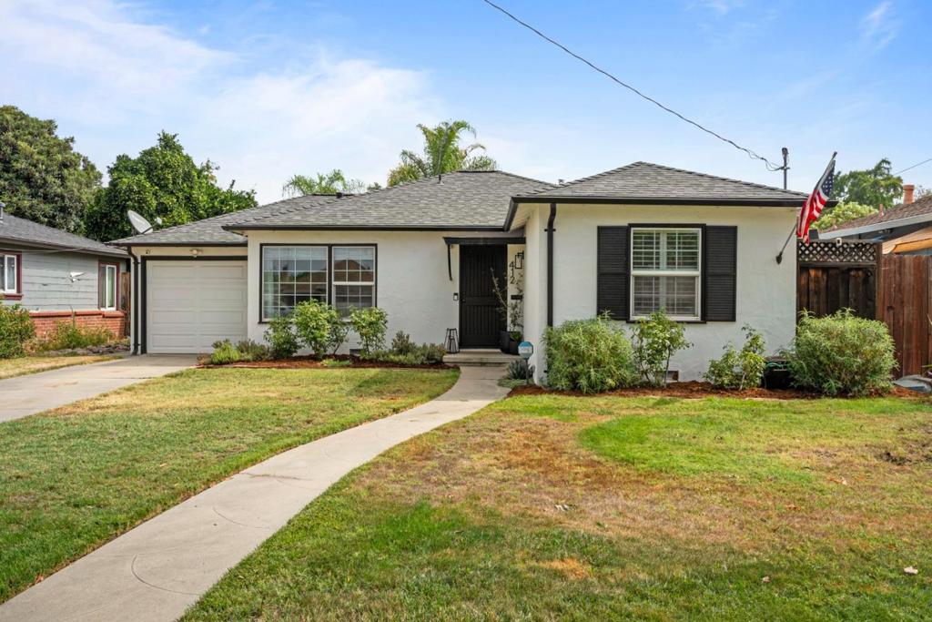 Welcome to your move-in ready retreat in the heart of San Jose. This charming 3-bedroom, 1-bathroom home offers a perfect blend of modern upgrades and timeless style. Inside, you'll find cozy hardwood floors, dual-pane windows with custom Roman shades and plantation shutters, and a beautifully remodeled bathroom. At the heart of the home is the spacious kitchen, thoughtfully updated with luxury details like unlacquered brass hardware from Rejuvenation, a new GE Cafe gas range, Bosch dishwasher, and a wall-mounted pot filler. Comfort comes easy with newly installed central heating and air conditioning, all controlled by an Ecobee smart thermostat. Step outside to your private backyard oasis, designed for true California living. Enjoy drought-tolerant landscaping and multiple areas for both entertaining and unwinding - whether on the wood deck, beneath the gazebo, on the lush lawn, or relaxing on the gravel patio. Ideally located near neighborhood parks, historic Japantown, Downtown San Jose, and major commute routes, this home offers the perfect balance of community, convenience, and comfort.